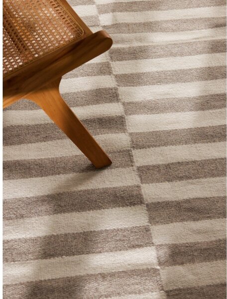 Tappeto bianco/grigio in lana reversibile/tessuto a mano 200x300 cm Vika – Hanse Home