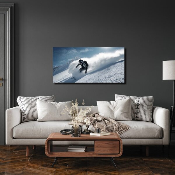 Quadro su tela – Esplosione di neve festiva
