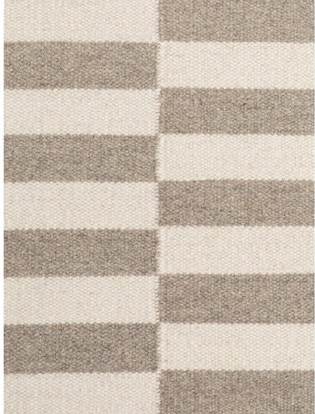 Tappeto bianco/grigio in lana reversibile/tessuto a mano 200x300 cm Vika – Hanse Home