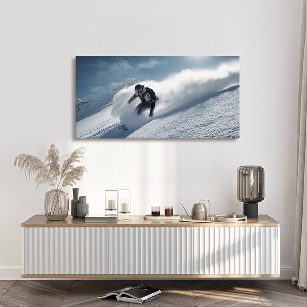 Quadro su tela – Esplosione di neve festiva