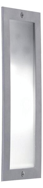 Eglo 27814 - Lampada da incasso per esterni ZIMBA 1xE27/60W/230V IP44 grigio