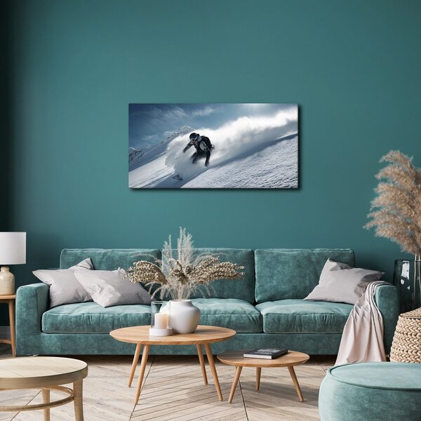 Quadro su tela – Esplosione di neve festiva