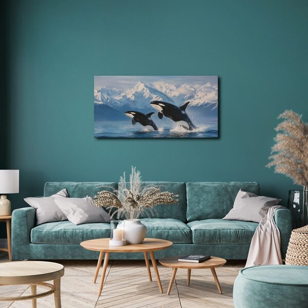 Quadro su tela – Orche in paesaggio glaciale