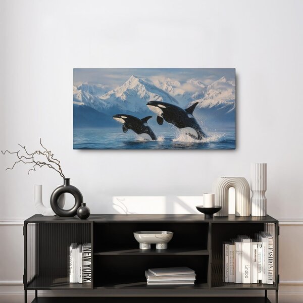 Quadro su tela – Orche in paesaggio glaciale