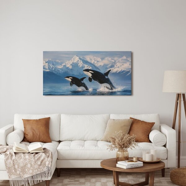 Quadro su tela – Orche in paesaggio glaciale