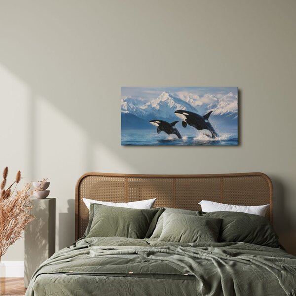 Quadro su tela – Orche in paesaggio glaciale