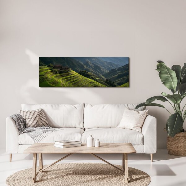 Quadro su tela – Tranquilla valle di montagna