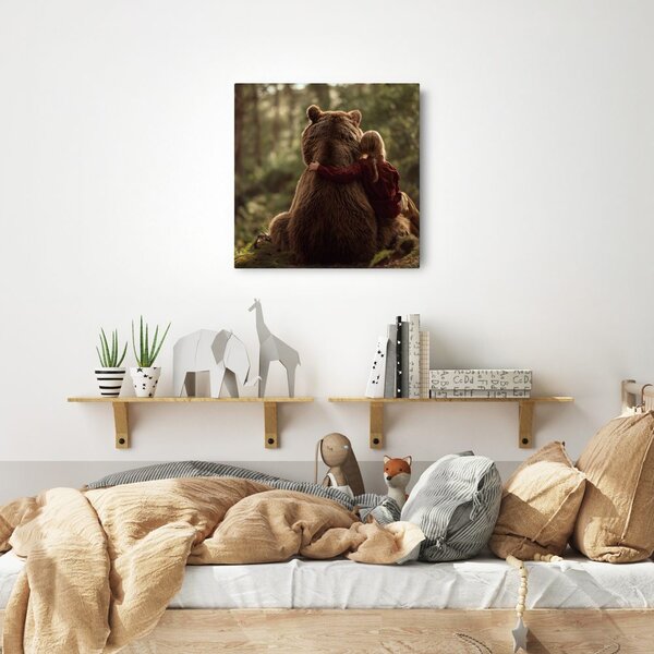 Quadro su tela – Armonia della foresta