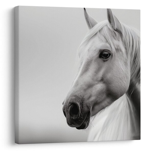 Quadro su tela – Maestoso cavallo bianco