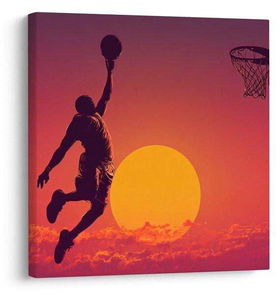 Quadro su tela – Schiacciata al tramonto