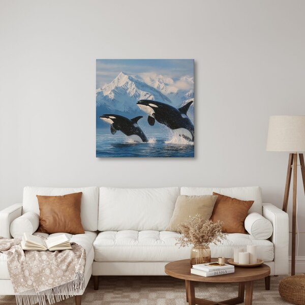 Quadro su tela – Maestose orche e montagne