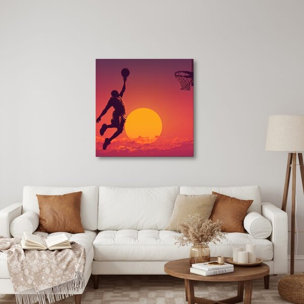 Quadro su tela – Schiacciata al tramonto