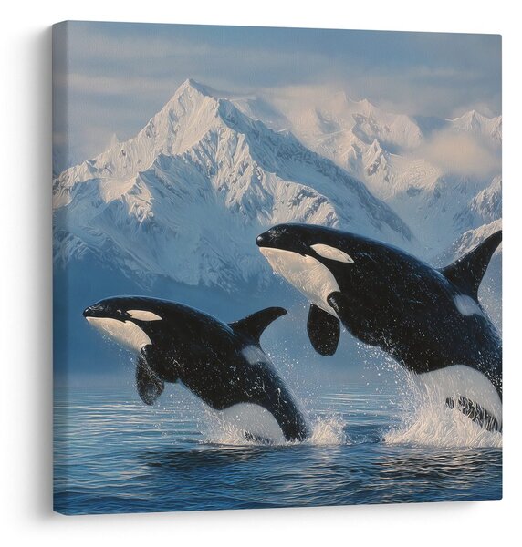 Quadro su tela – Maestose orche e montagne