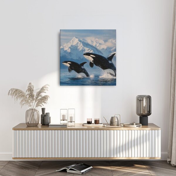 Quadro su tela – Maestose orche e montagne