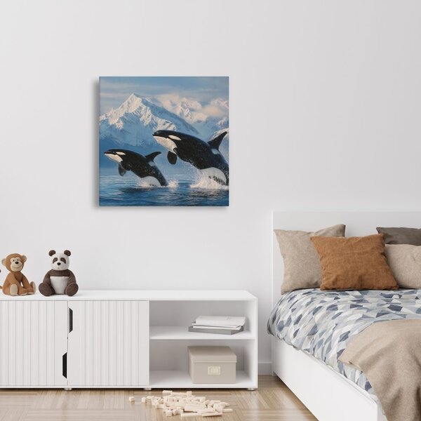 Quadro su tela – Maestose orche e montagne