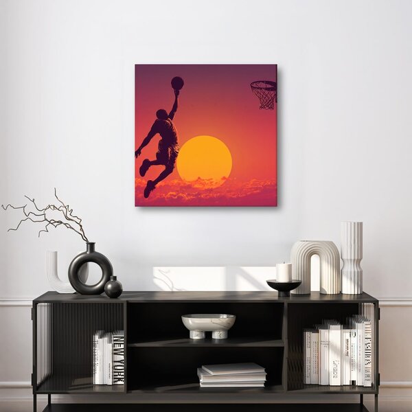 Quadro su tela – Schiacciata al tramonto