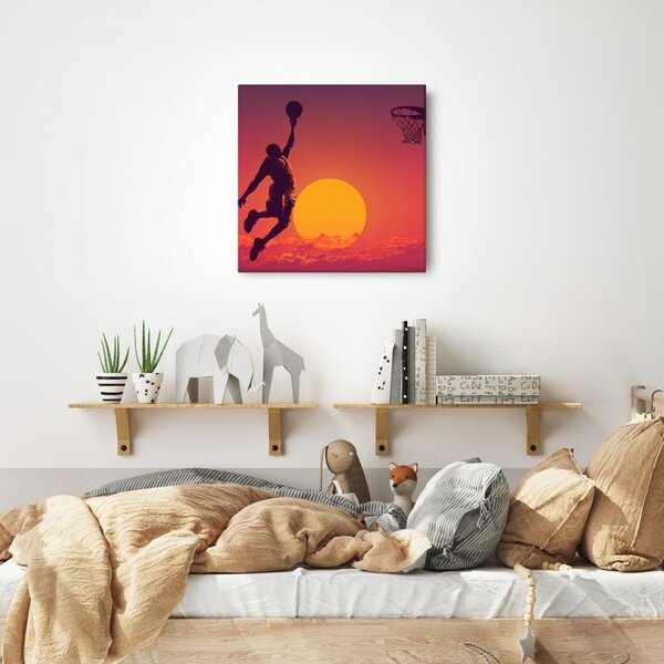 Quadro su tela – Schiacciata al tramonto