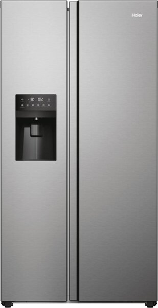 Haier Frigorifero Americano Side by Side Capacit 515 Litri Classe energetica E No Frost colore Inox Platino - SBS 90 Serie 3 HSR3918EIMP