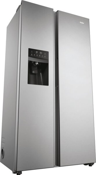 Haier Frigorifero Americano Side by Side Capacit 515 Litri Classe energetica E No Frost colore Inox Platino - SBS 90 Serie 3 HSR3918EIMP