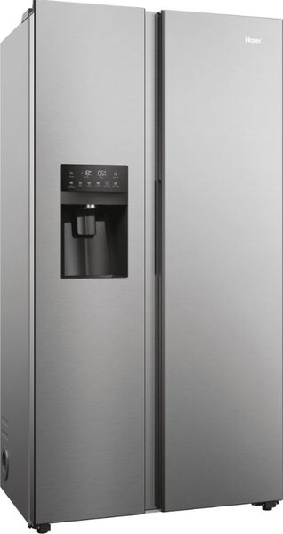 Haier Frigorifero Americano Side by Side Capacit 515 Litri Classe energetica E No Frost colore Inox Platino - SBS 90 Serie 3 HSR3918EIMP