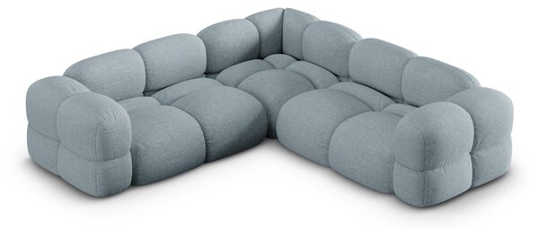 Divano angolare azzurro Loretto – Cosmopolitan Design
