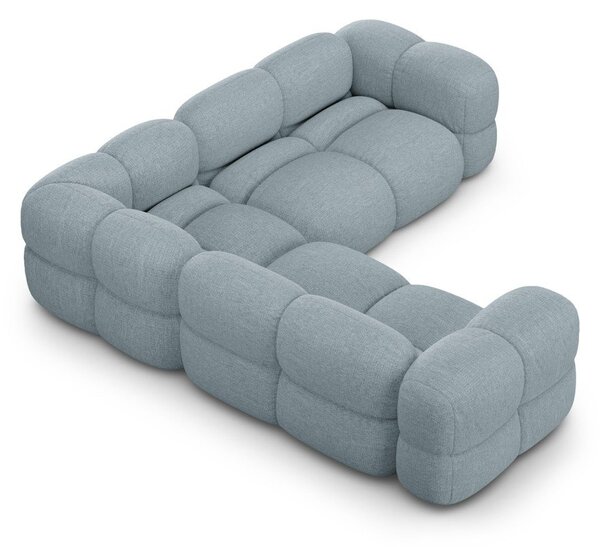 Divano angolare azzurro Loretto – Cosmopolitan Design