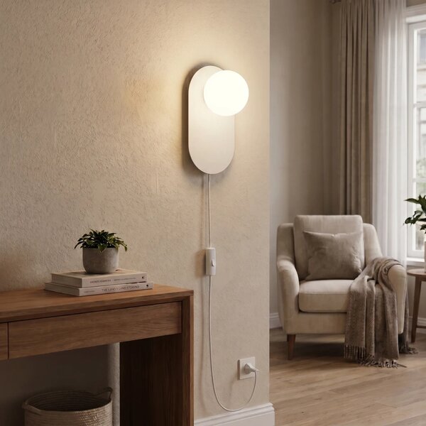 Applique da Parete VIVA WL1 G9 con Spina Elettrica e Interruttore