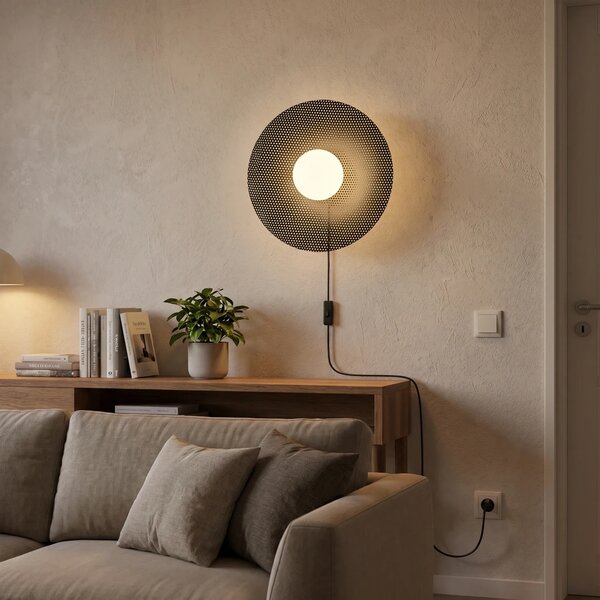 Applique da Parete VIBEZ WL1 G9 con Spina Elettrica e Interruttore