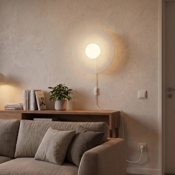 Applique da Parete VIBEZ WL1 G9 con Spina Elettrica e Interruttore