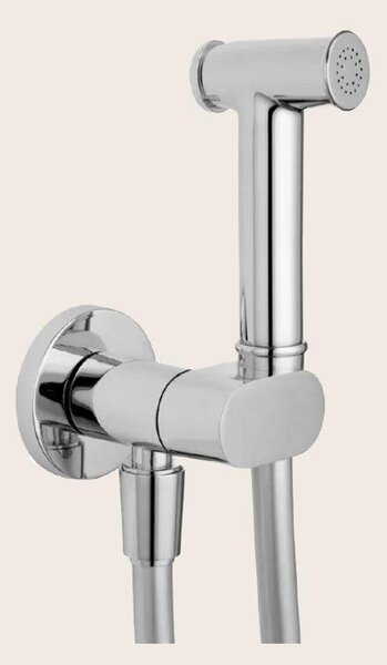 Neptune idroscopino wc con flessibile silver cromo