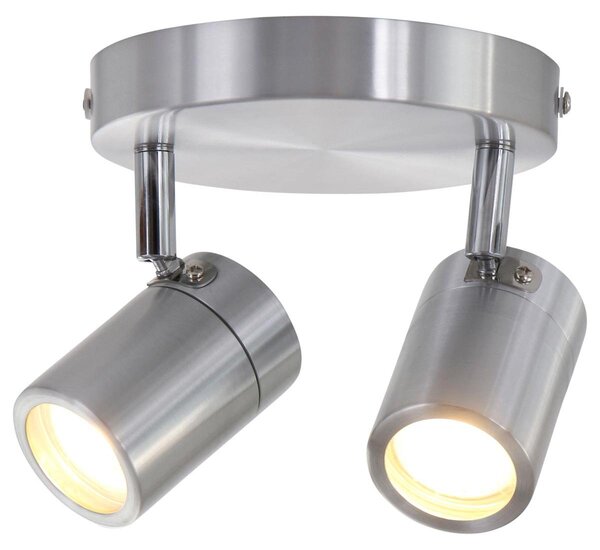 Mexlite - faretto - Upround LED - acciaio - metallo - Ø 24cm - GU10 - 2487ST