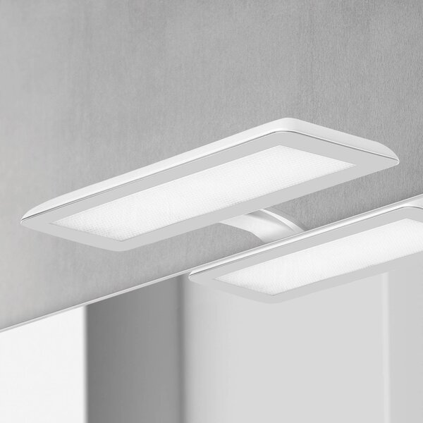 Ebir Luce per specchio a LED Nikita, bianco/grigio