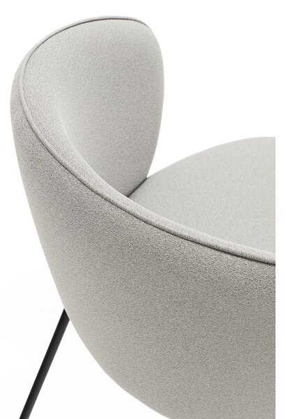 Set di sedie da pranzo grigio chiaro in imbottito 2 pz Add – Teulat