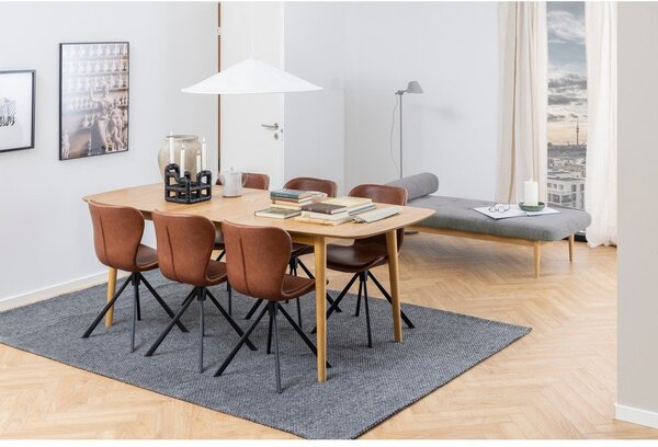 Tavolo da pranzo pieghevole con piano in rovere 180x90 cm Montreux - Actona