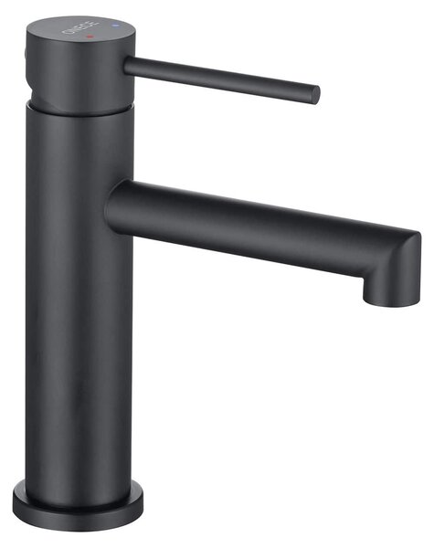 Rubinetto da bagno nero, miscelatore monocomando per lavabo