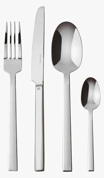Set di 24 posate lucide Neutra, 6 persone