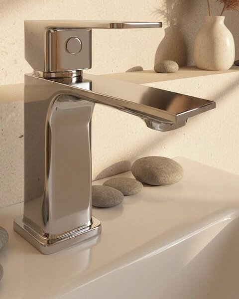 Rubinetto bidet monocomando con flessibili cromo Ten