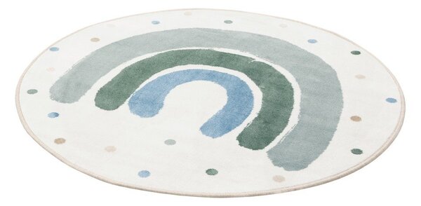 Tappeto per bambini verde e avorio ø133 cm Joyful Mint – FD