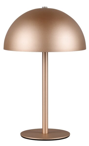 Lampada da tavolo LED color bronzo con paralume in metallo (altezza totale 21 cm) Munoz – Reality