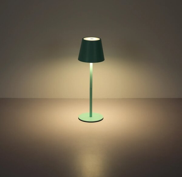 Globo 58488M-LED Lampada da tavolo VANNIE per esterni, ricaricabile, con dimmer a sfioramento, 3W/5V, IP54, 1800 mAh