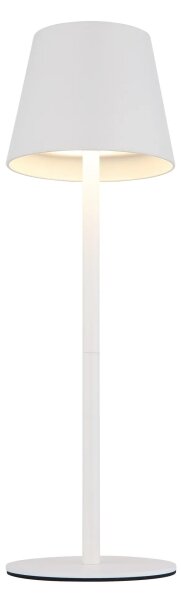 Globo 58488W - Lampada da tavolo LED per esterni VANNIE 3 in 1, dimmerabile a sfioramento e ricaricabile, 3W/5V, IP54, bianca