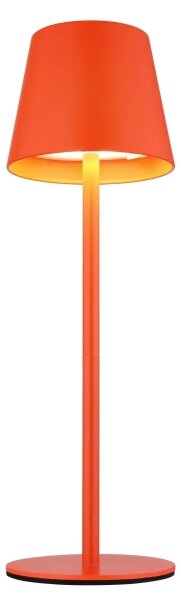Globo 58488R-LED Lampada da tavolo VANNIE dimmerabile a sfioramento, ricaricabile, per esterni, 3W/5V, IP54, 1800mAh, rossa