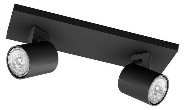 Philips - Faretto LED RGBW dimmerabile RUNNER 2xGU10/6,5W/230V nero