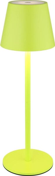 Globo 58488NG-LED Lampada da tavolo VANNIE dimmerabile touch ricaricabile da esterno 3W/5V IP54 1800mAh verde