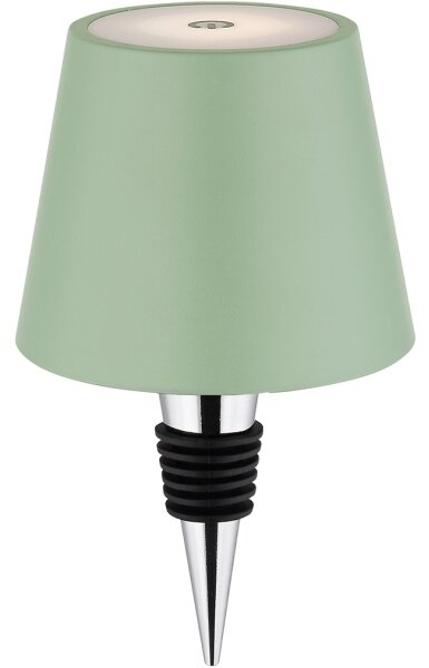 Globo 58488BG-LED lampada da tavolo da esterno dimmerabile a sfioramento ricaricabile 3 in 1 VANNIE 3W/5V IP54 verde