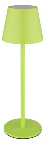 Globo 58488NG-LED Lampada da tavolo VANNIE dimmerabile touch ricaricabile da esterno 3W/5V IP54 1800mAh verde