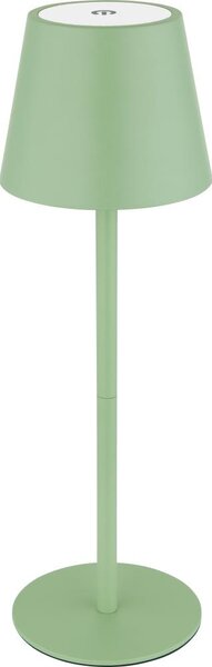 Globo 58488BG-LED lampada da tavolo da esterno dimmerabile a sfioramento ricaricabile 3 in 1 VANNIE 3W/5V IP54 verde
