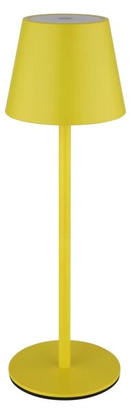 Globo 58488Y-LED Lampada da tavolo VANNIE dimmerabile touch ricaricabile per esterni 3W/5V IP54 1800mAh gialla