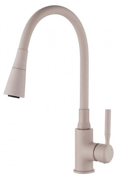Invena HULA PLUS BZ-85-P03-L Miscelatore per lavello, beige