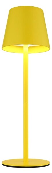 Globo 58488Y-LED Lampada da tavolo VANNIE dimmerabile touch ricaricabile per esterni 3W/5V IP54 1800mAh gialla